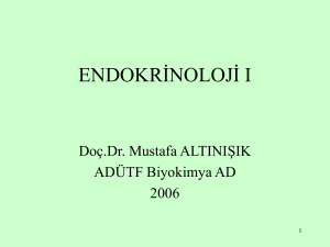 Endokrinoloji I - mustafaaltinisik.org.uk