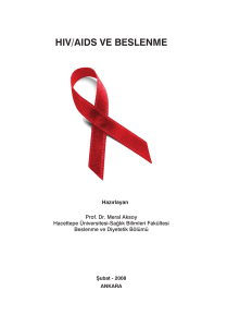 HIV/AIDS ve Beslenme