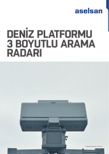 deniz platformu 3 boyutlu arama radarı