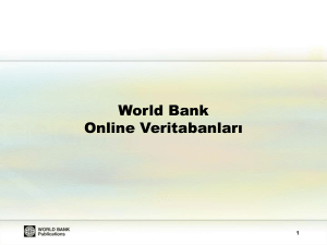 worldbank sunum
