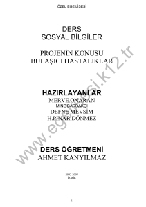 Bulaşıcı Hastalıklar