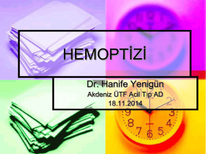 Hemoptizi