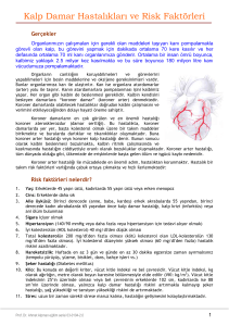 Kalp Damar Hastalıkları ve Risk Faktörleri