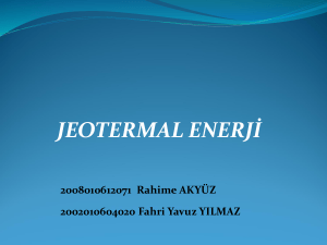 JEOTERMAL ENERJİ