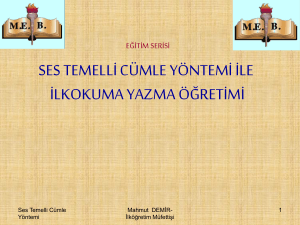 5. sınıflar türkçe dersi programı