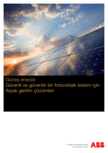 Güneș enerjisi Güvenli ve güvenilir bir fotovoltaik sistem için Alçak