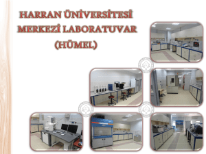 Slayt 1 - Harran Üniversitesi Merkezi Laboratuvar