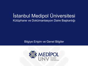 Slayt 1 - İstanbul Medipol Üniversitesi