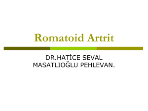 Romatoid Artrit - İstanbul Sağlık Müdürlüğü