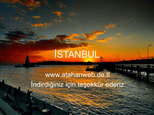 istanbul - Atahan Web