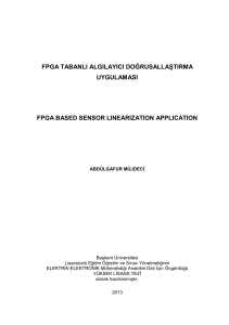 fpga tabanlı algılayıcı doğrusallaştırma uygulaması fpga based