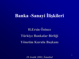 Banka - Türkiye Bankalar Birliği