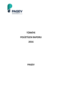 TÜRKİYE POLİETİLEN RAPORU 2016 PAGEV