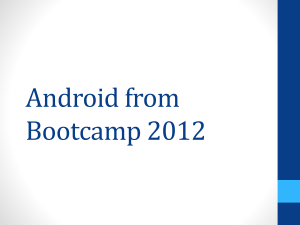Android from Bootcamp 2012