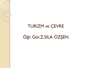TUR*ZM ve ÇEVRE - Ankara Üniversitesi Açık Erişim Sistemi