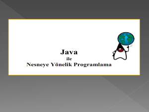 Java`ya Genel Giris