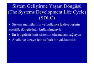 Sistem Geliştirme Yaşam Döngüsü (The Systems Development Life