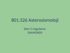 801.526 Asterosismoloji
