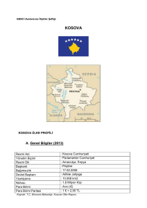 Kosova Ülke Raporu