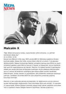 Malcolm X - Mepa News