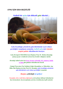 Uyku Derneği - Adana Gönüllü Gıda Güvenliği Merkezi Derneği