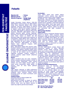 fen-edebiyat - Uludağ Üniversitesi