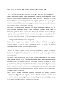 1 Rifat Uçarol, Siyasi Tarih, Filiz Kitabevi, İstanbul 1985, sayfa 421