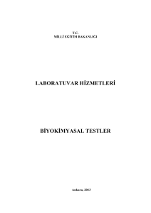 laboratuvar hizmetleri biyokimyasal testler