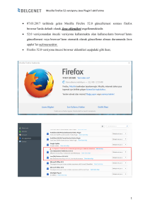 Firefox 52 update sonrası java plugin`in aktif edilmesi