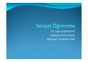 Taha KARAMAN - Sosyal Pediatri Derneği