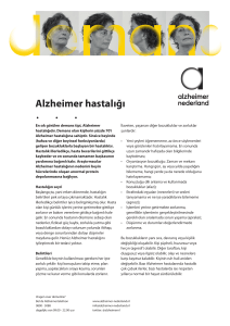 Alzheimer hastalığı - Alzheimer Nederland