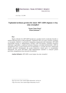 Toplumda kırılması gereken bir zincir: HIV/AIDS stigması ve baş