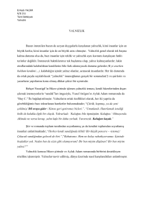 B.Nazlı YALDIR 9/D 211 Türk Edebiyatı Yalnızlık YALNIZLIK Bazen