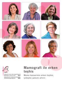 Mamografi ile erken teşhis
