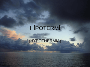 hipotermi - Denizcilik Bilgi Bankası