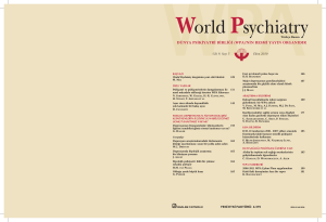 dünya psikiyatri birliği (wpa) - World Psychiatric Association