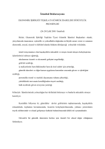 İstanbul Deklarasyonu - Gümrük ve Ticaret Bakanlığı