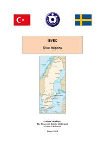 İSVEÇ Ülke Raporu - İzmir Ticaret Odası