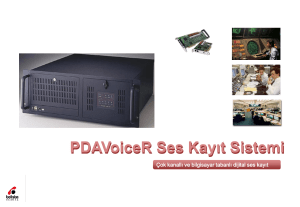 PDAVoiceR Ses Kayıt Sistemi