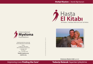Hasta El Kitabı - International Myeloma Foundation