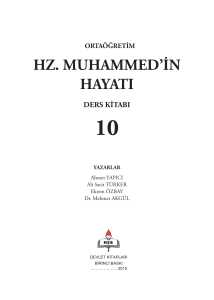 hz. muhammed`in hayatı