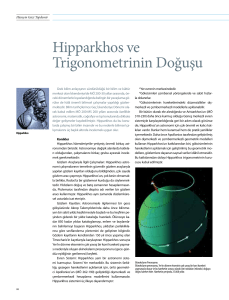 Hipparkhos ve Trigonometrinin Doğuşu