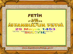 İstanbul`un Fethi