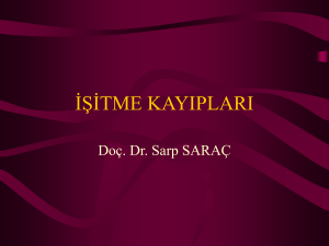 İşitme Kayıpları