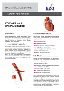 Übersetzung in Türkisch: Koronare Herzkrankheit