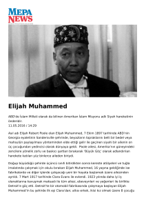 Elijah Muhammed