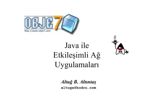 Java ile Etkileşimli Ağ Uygulamaları - Inet-tr