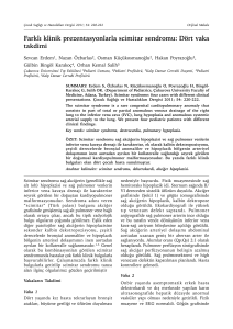 Mizanpaj 54-4.indd - Çocuk Sağlığı ve Hastalıkları Dergisi