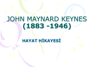 xıı.hafta-john maynard keynes (1883