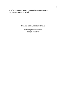 İslam ve Cağdaş Vergi Anlayışının Eleştirisi (Kitap